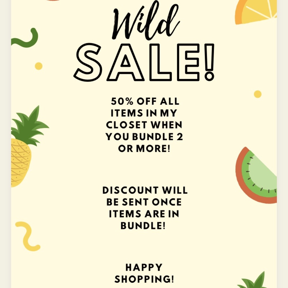 50% off sale!!!